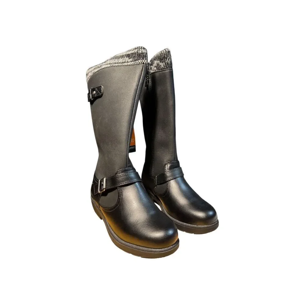 Sporto Women’s Iceland Black/ Grey Boot Size 6M NWB